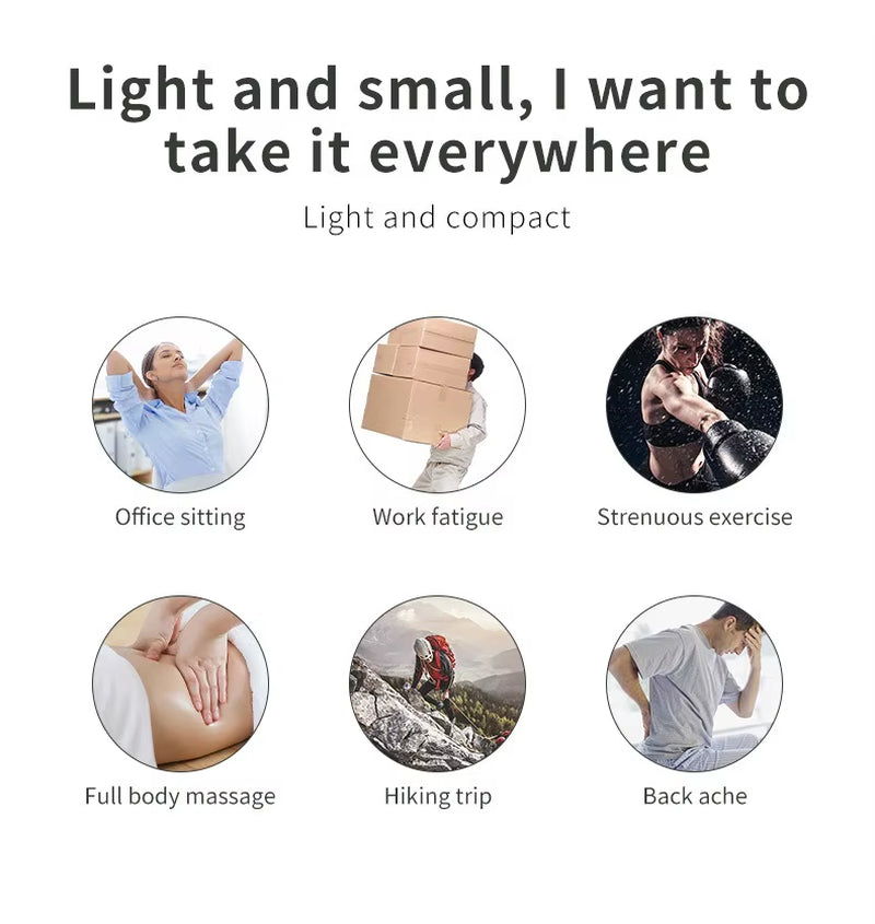 1PC Mini Fascia Gun Muscle Relaxation Massage Equipment Wireless Massage Gun Neck Membrane Rob Cervical Spine Massage Instrument